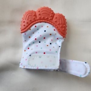 Baby hand silicone teether
